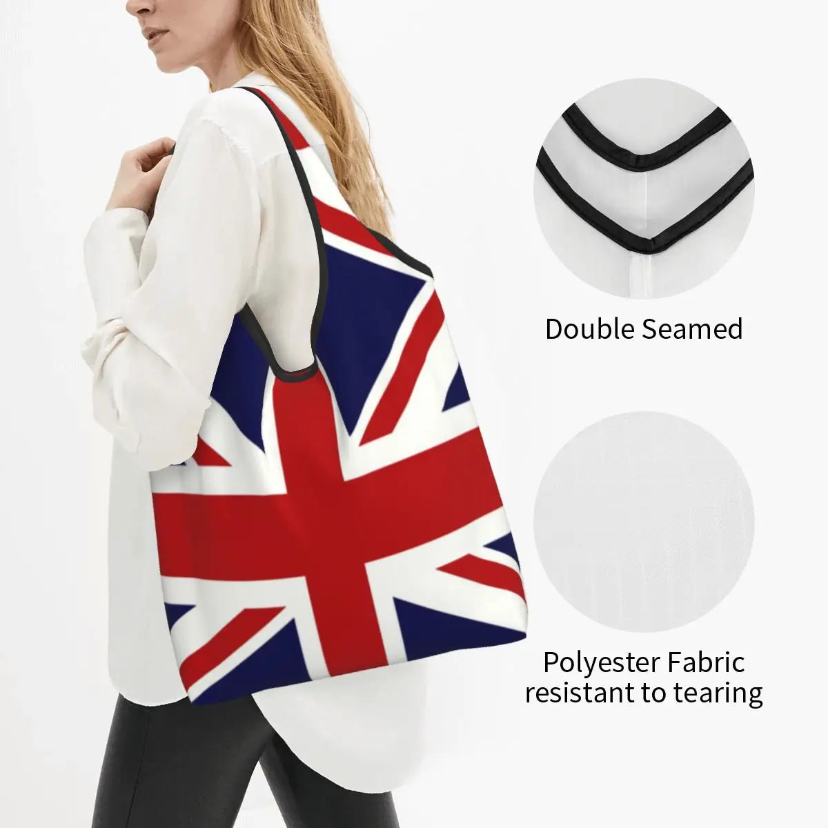 Union Jack Chic & Reusable Tote Bags β Stylish, Eco-Friendly, and Perfect for Everyday Use