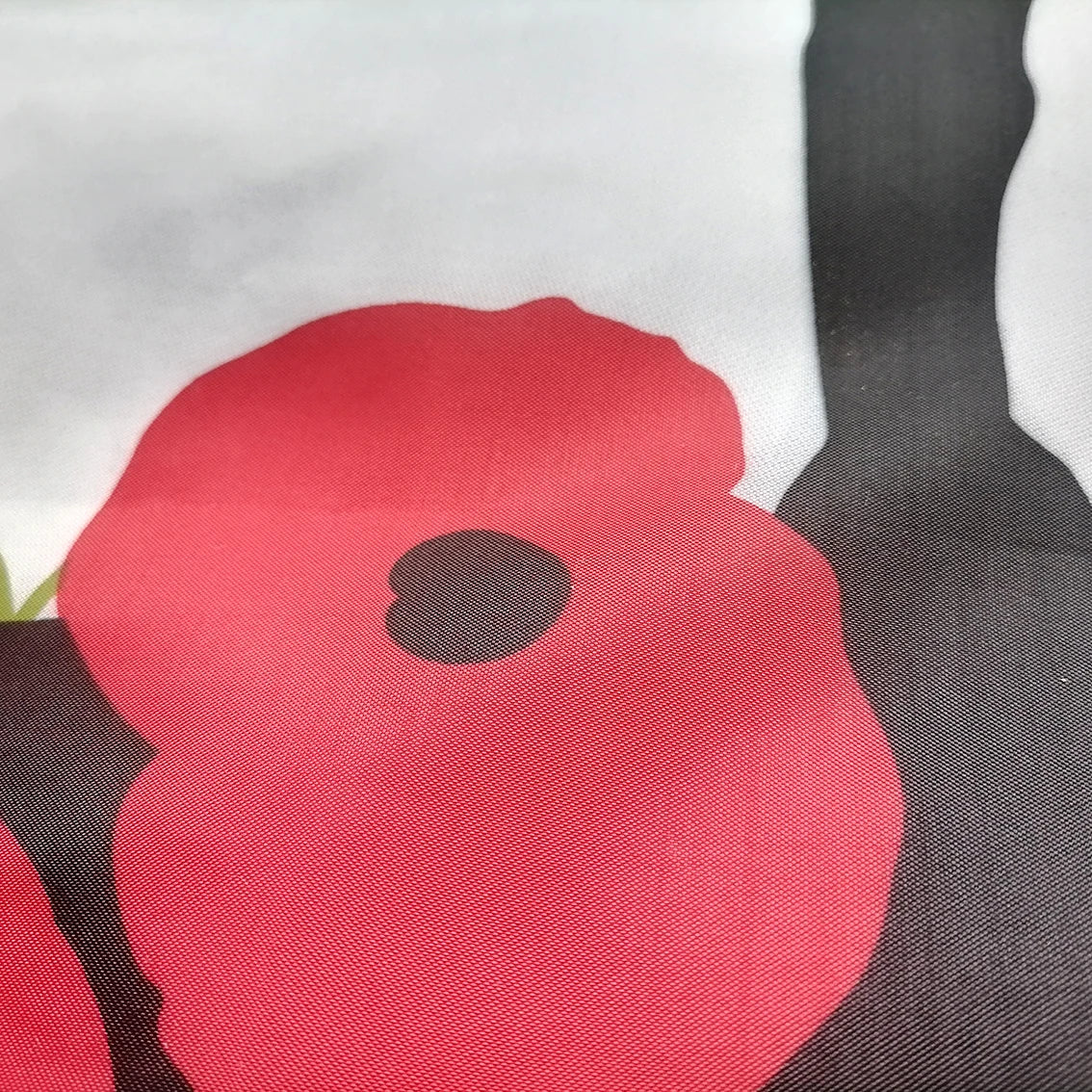 British Remembrance Day Poppy Cross Lest We Forget Flag banners