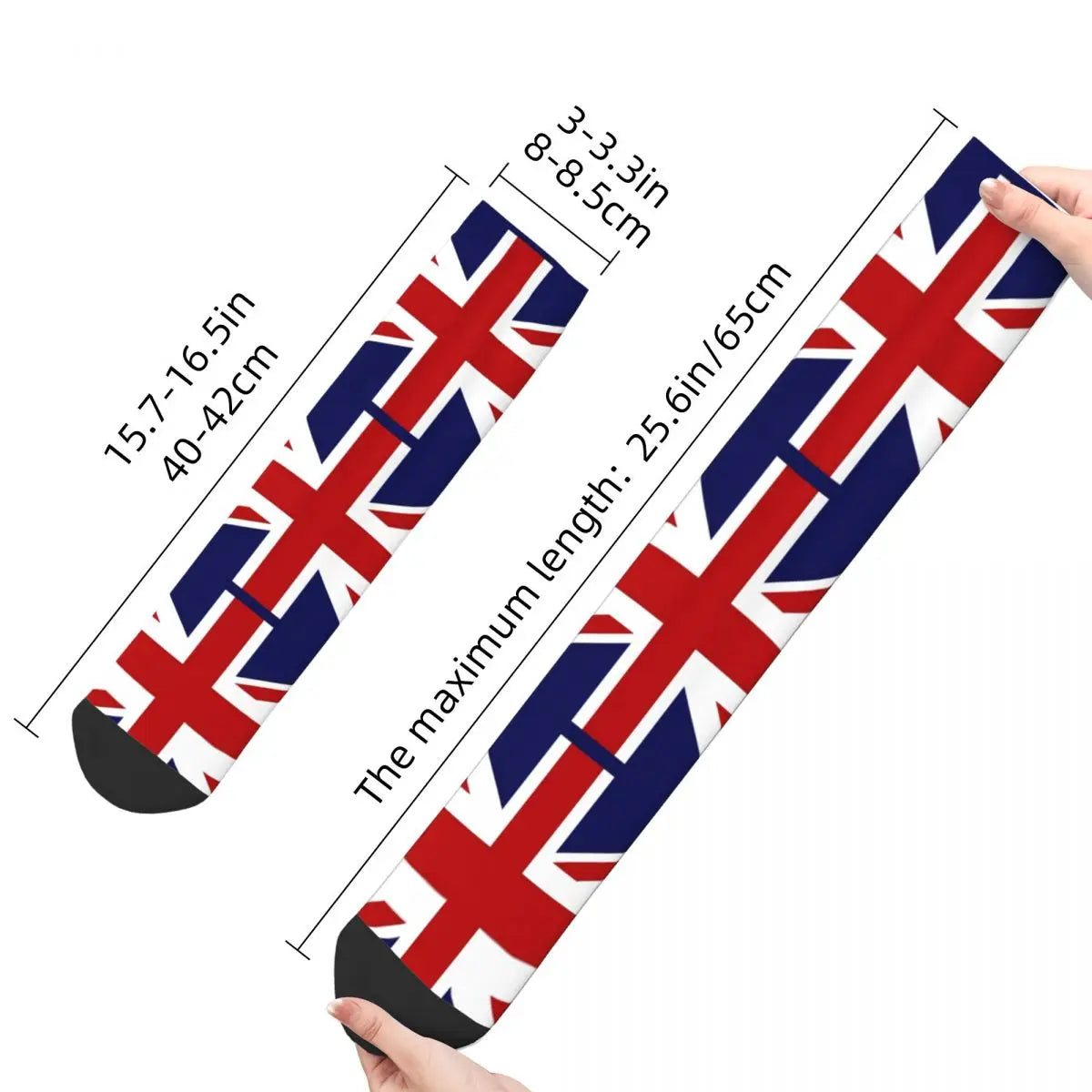 Union Jack Crew Socks - Unisex
