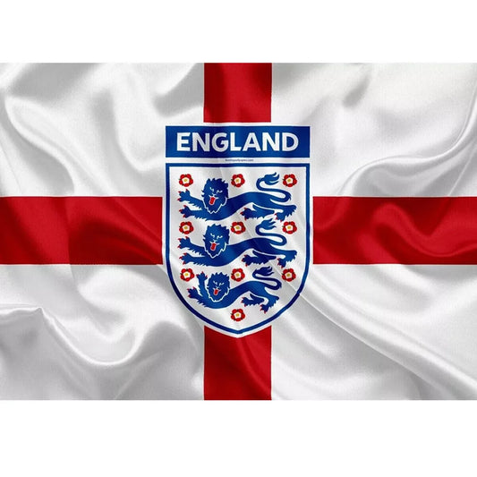St George - 3 Lions, Large 5FT X 3FT Flag Banner